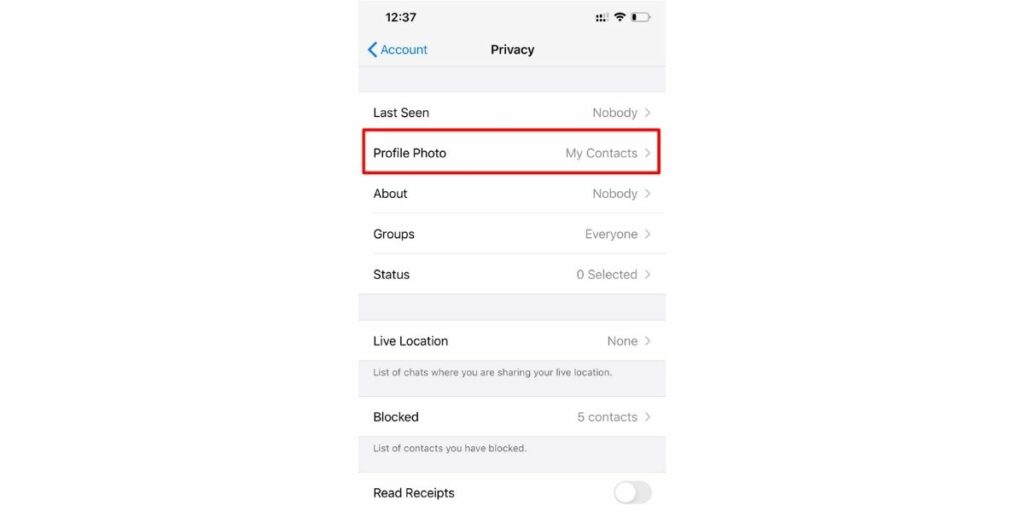 Restrict access to profile picture - 7 must-know WhatsApp tips