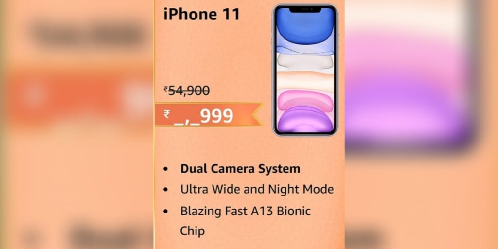 Amazon Great Indian Festival Best iPhone 11 Deals and Prices Revealed