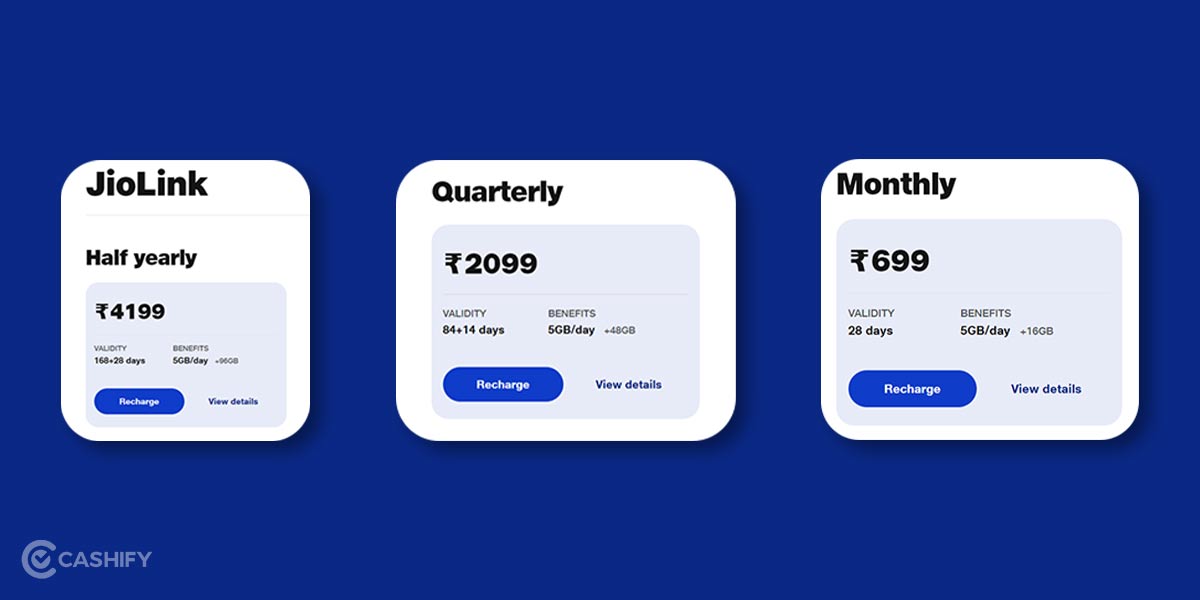 All Jio Prepaid Recharge Plans For August 2023 Cashify Blog
