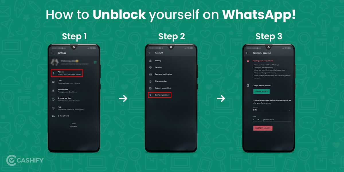 How To Unblock Yourself On WhatsApp? Cashify Blog