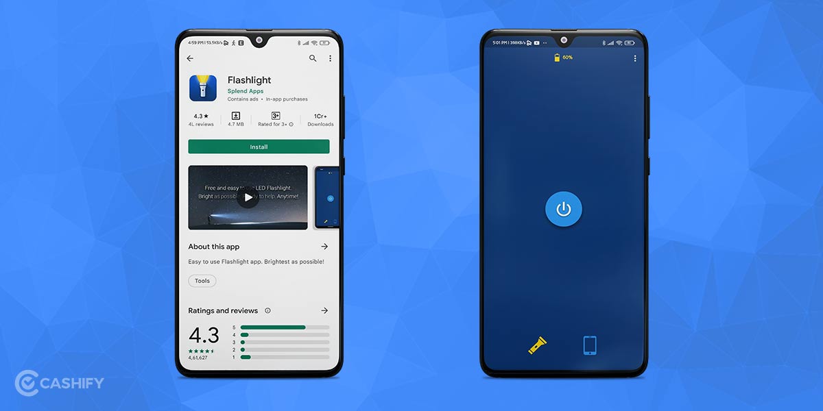 7 Android Flashlight Apps That Make Life Easier! Cashify Blog