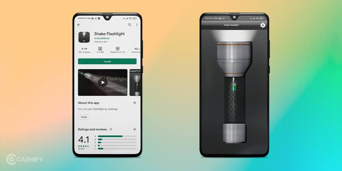 7 Android Flashlight Apps That Make Life Easier! Cashify Blog