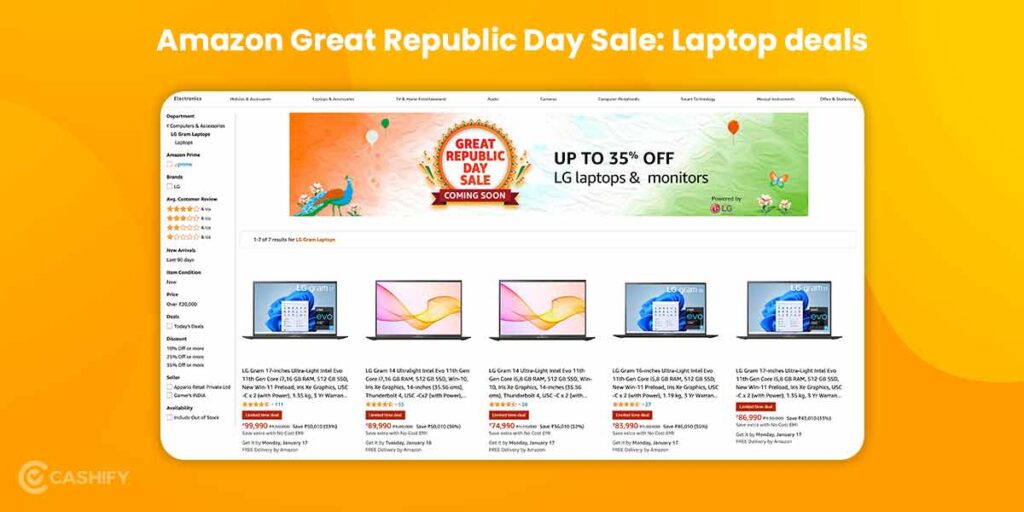 Woohoo! Amazon Great Republic Day Sale is Back Explore The Best Laptop