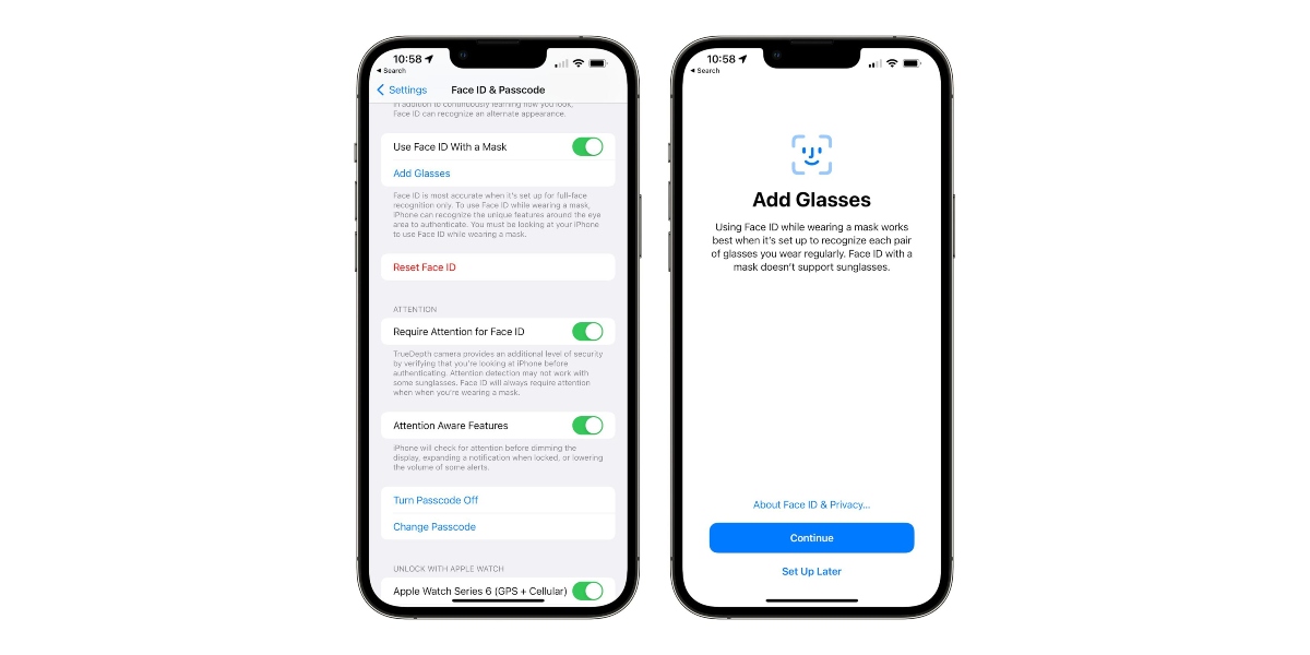 Apple FaceID Feature Lets You Unlock Your Phone While Wearing