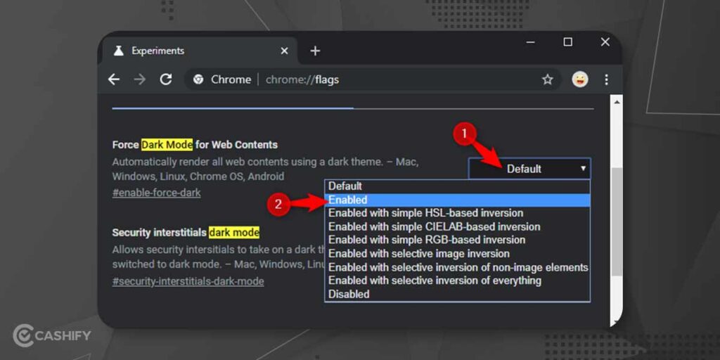 Best Of Flags Chrome Android And PC Version To Enable Cashify Blog