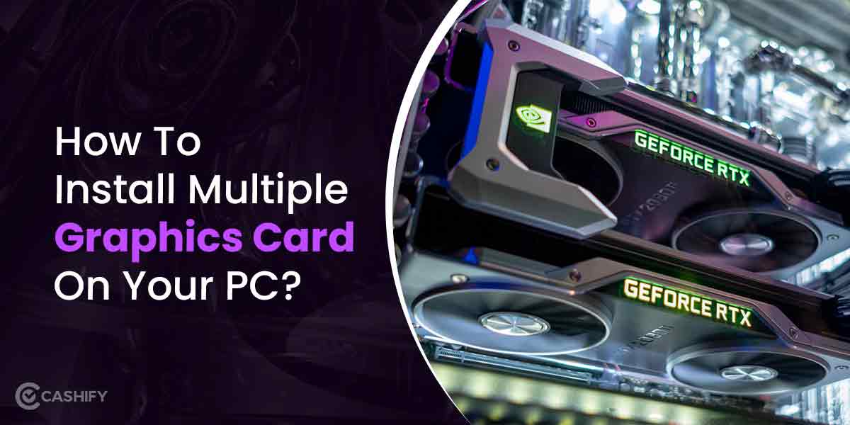 Graphics card installation on sale pc