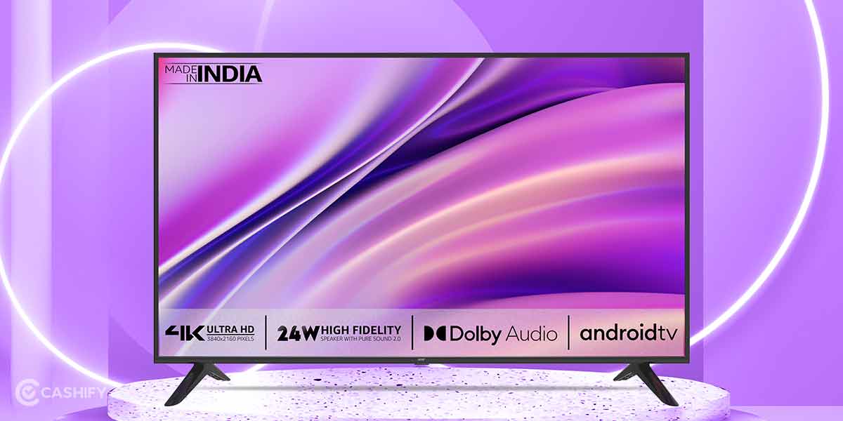 6 Best Smart TVs Under 50000 In India August 2025 Cashify Smart TVs Blog Acer 146 Cm 58 Inches XL Series Ultra HD Android Smart LED TV 