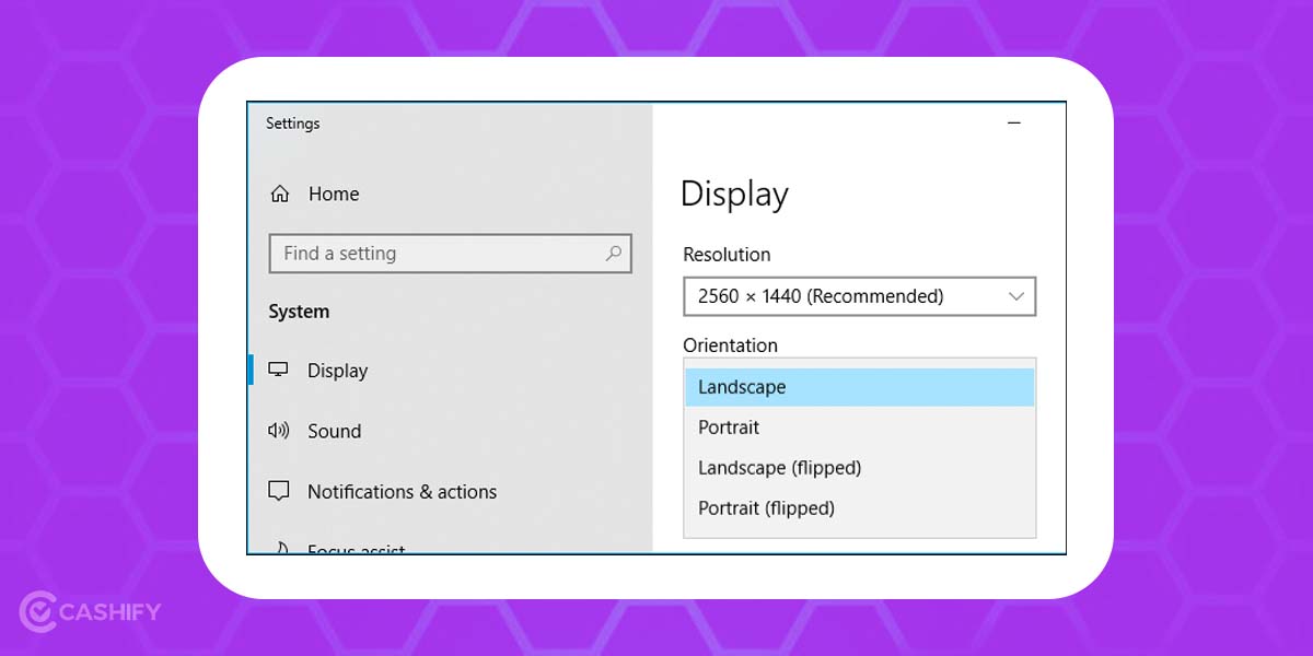 How To Rotate The Screen In Windows 10 Flip Screen's Orientation