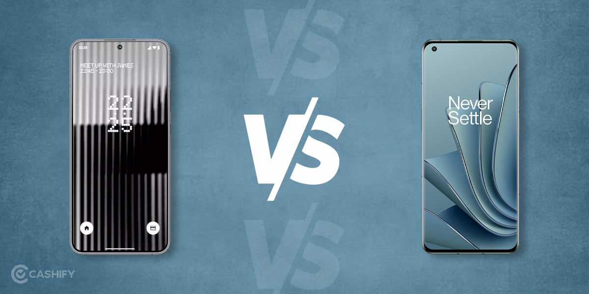 nothing phone 1 screen size comparison