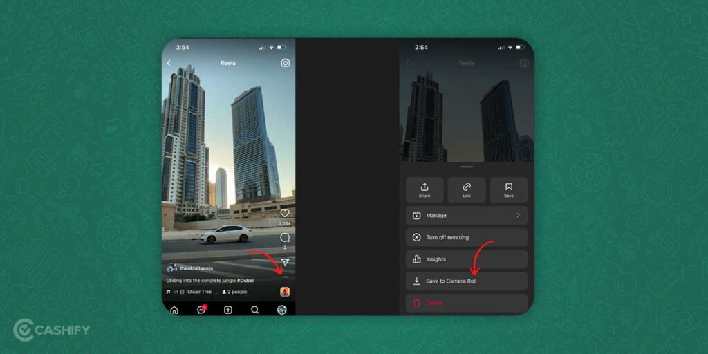 How To Share Instagram Reels As Whatsapp Status Cashify Blog