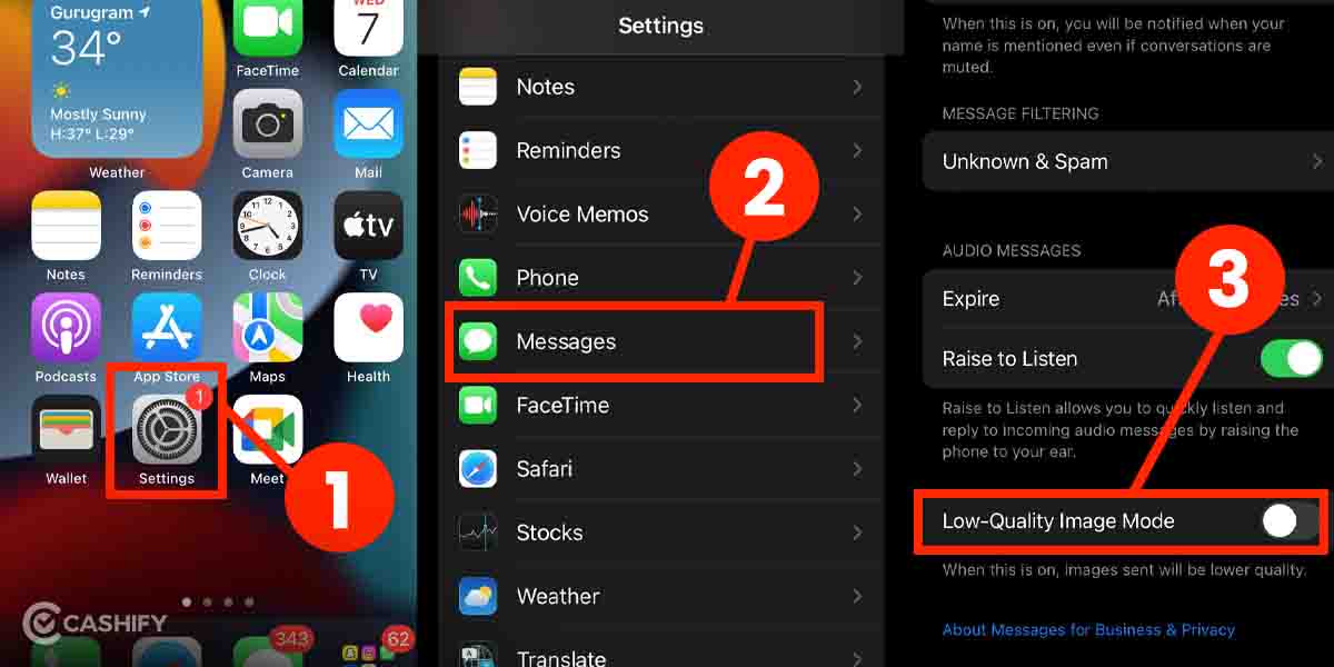 How To Send High Quality Photos On iPhone: All Methods Listed | Cashify ...