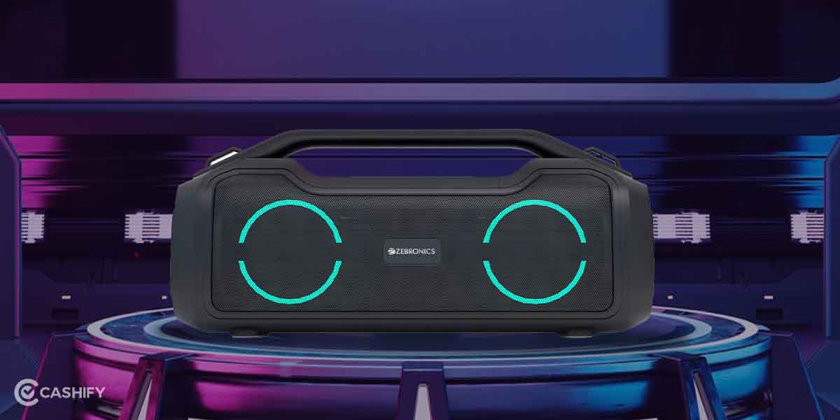 5 Best Zebronics Bluetooth Speakers In India October 2023 Cashify