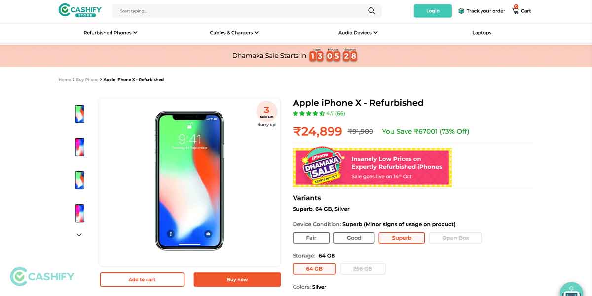 Best Apple iPhone Deals On Cashify Cashify PhonePro Blog