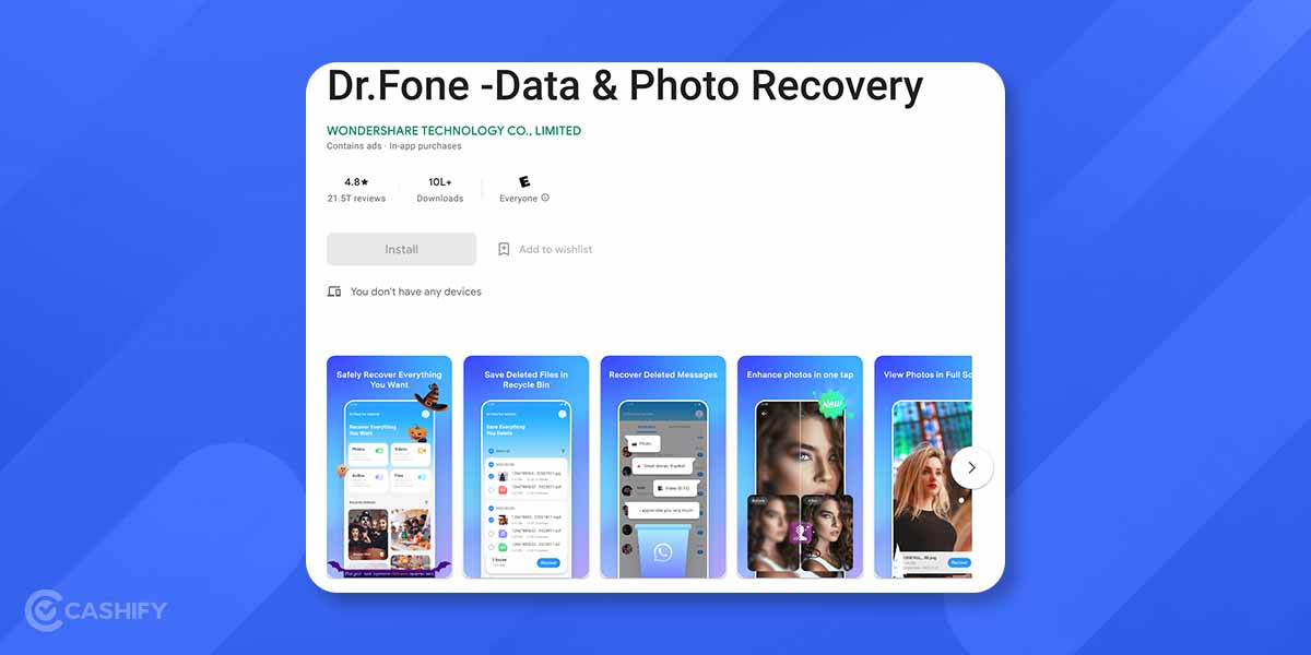 6 Best Data Recovery Apps For Android Cashify Blog