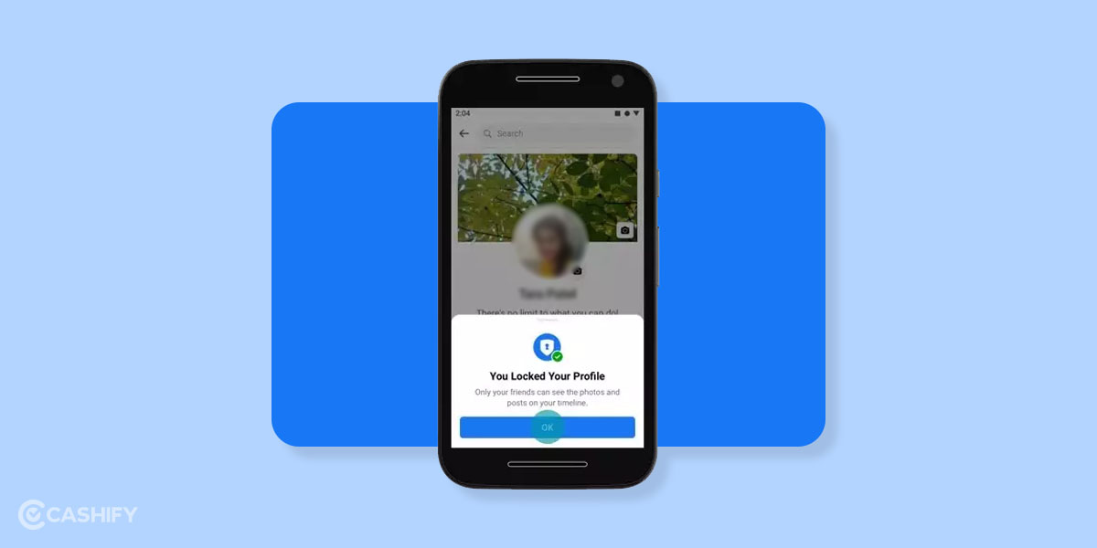 Facebook Lock Screen How To Lock Facebook Profile: A Step-By-Step Guide! | Cashify Blog