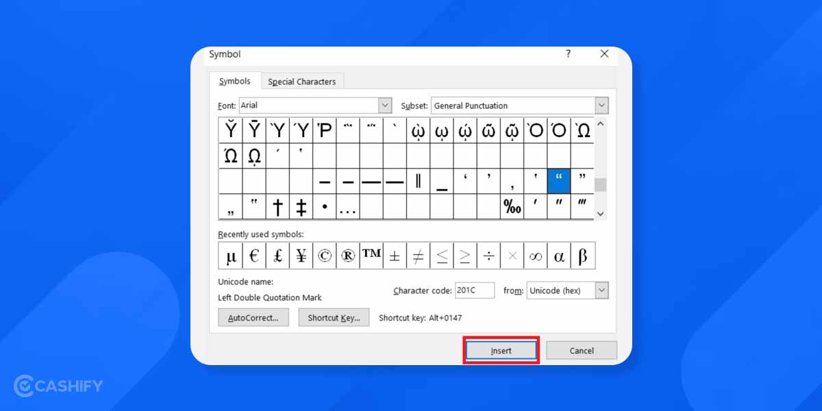 How To Add Symbols In MS Word Cashify Blog