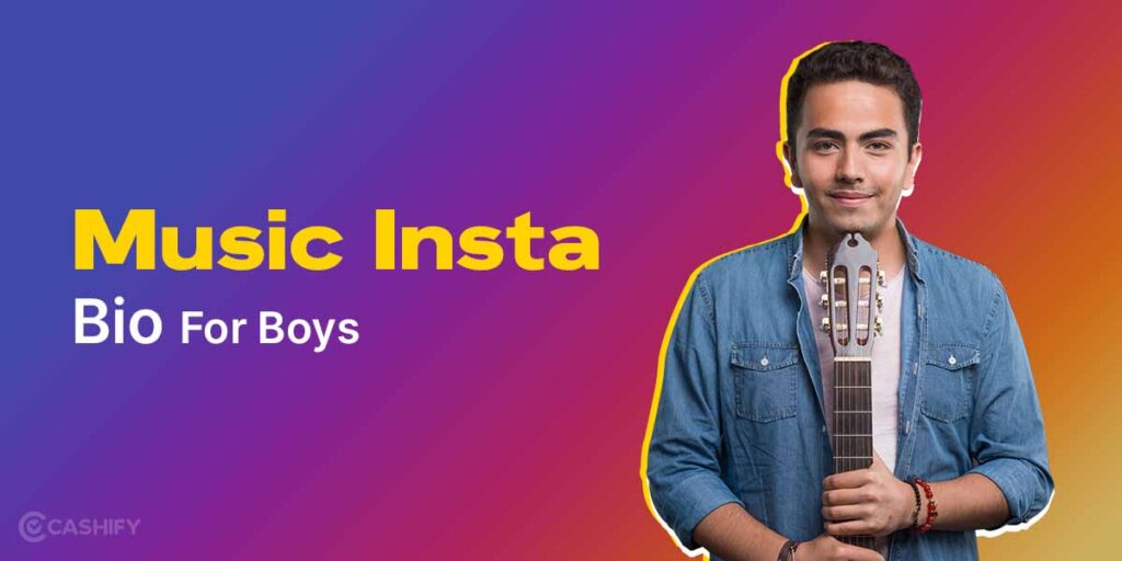 Music Insta bio for boys