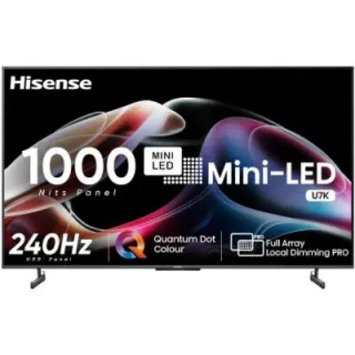 Hisense 85U7K 85 inch (215 cm) Mini LED 4K - Price in India
