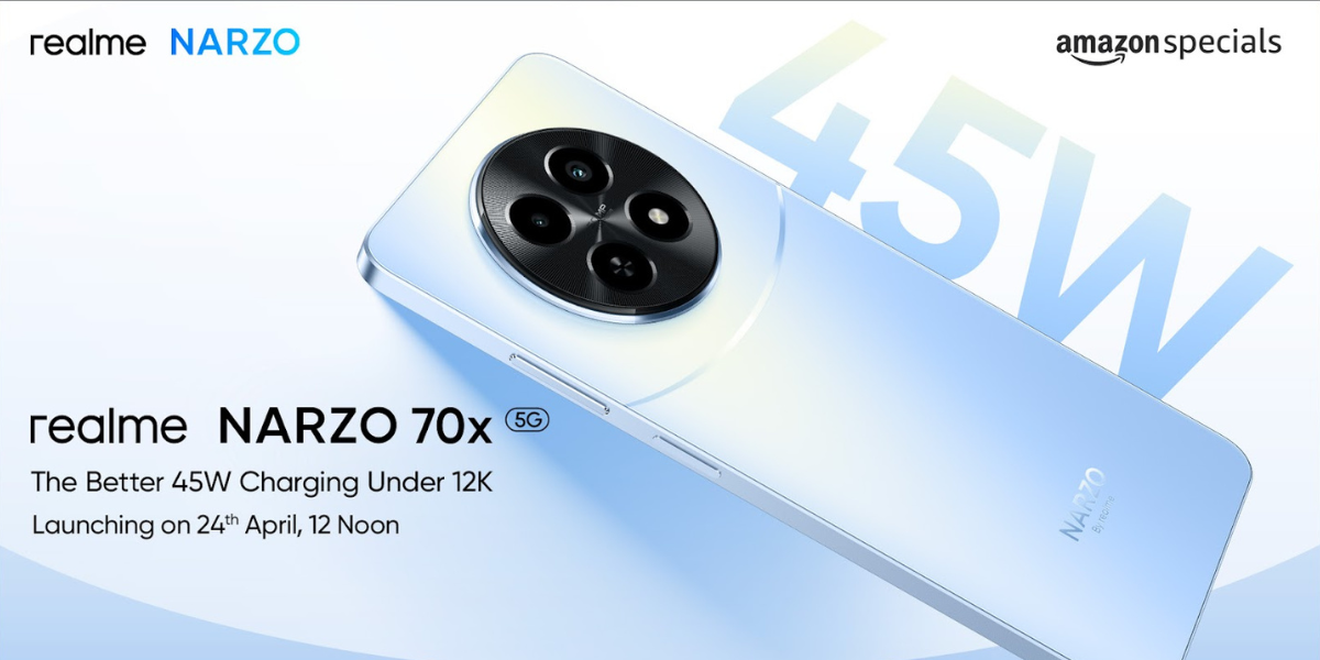 Realme Narzo 70x 5G With 45W Charging To Launch On This Date | Cashify News