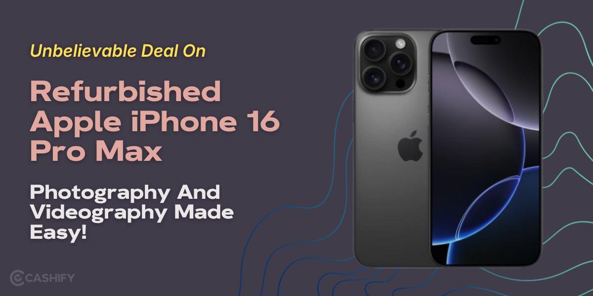 Deal On Refurbished Apple iPhone 16 Pro Max: Photography And